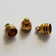 Embout à coller N°28 Doré 9 x 6 mm