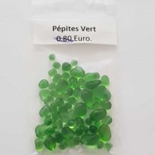 Micro bille Pépite Vert sachet de 4 Grammes