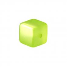 Perle Cube Polaris Brillant 10 mm Olivine