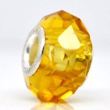 Perle N°0071 jaune doré compatible européen