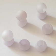 Perle Polaris Mat Ronde 14 mm Mauve 001 x 1 Pièce