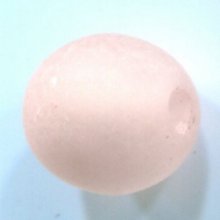 Perle Polaris Mat Ronde 20 mm Light Peach 01 x 1 Pièce
