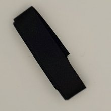 Ruban satin Noir double face de 16 mm x 0.50 cm