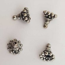 Perle divers en métal argenté 035 argent