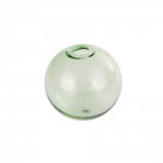 1 Boule en verre ronde de 12mm Vert à remplir