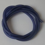 1 mètre cordon Pvc Creux 5 mm Bleu Montana