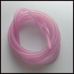 1 mètre cordon Pvc Creux 5 mm Violet Rosé