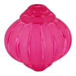 Perle Lucite Forme Lampion Striée Fushia