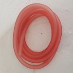 1 mètre cordon Pvc Creux 6,5 mm Rose Clair