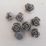 Fleur Synthétique 09 mm N°01-05 Gris clair