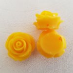 Fleur Synthétique 20 mm N°01-08 Jaune foncé