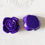 Fleur Synthétique 37 mm N°06-08 Violet