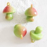 Pendentif Champignon bi-couleur N°06