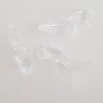 3 Breloques Chaussure N°33 Transparent