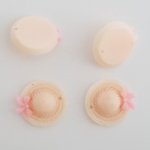 Breloque Chapeau N°08 Beige Rosé