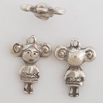 Breloque Enfant N°30 Zamak (Plaqué Argent)