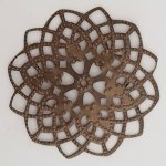 Breloque Fleur Métal N°101 Estampe Bronze