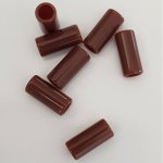 Perle Tube Marron Foncé