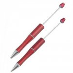 Stylo à décorer pour perles Rouge Foncé à customiser x 1 pièce