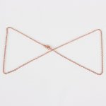 Collier N°15 en acier inoxydable 45 cm Doré Rosé