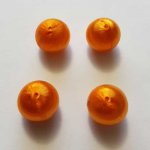 Perle tissé en fil 15 mm Orange