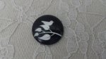 cabochon rond en verre 10mm oiseaux 013 