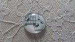 cabochon rond en verre 10mm oiseaux 003 