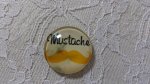 cabochon rond en verre 25mm moustache 008 