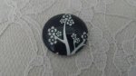 cabochon rond en verre 25mm oiseaux 020 