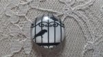 cabochon rond en verre 25mm oiseaux 008 