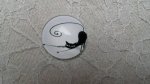 cabochon rond en verre 25mm chat 014 