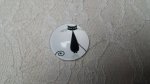 cabochon rond en verre 20mm chat 004 