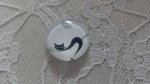 cabochon rond en verre 20mm chat 001 