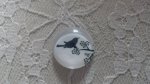 cabochon rond en verre 20mm oiseaux 016 