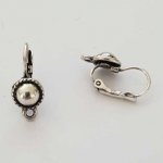 Support Boucle d'oreille Dormeuse N°114 x 1 Paire Argent