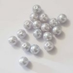 Perle ronde plastique effet nacré mauve clair-02 10 mm N°01