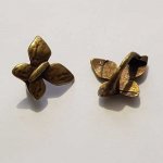 Perle passant papillon pour cuir épais régaliz 10 mm Bronze N°05