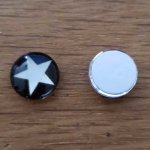 cabochon rond en verre 10mm divers 004