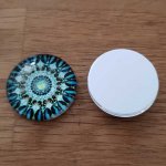 cabochon rond en verre 25mm divers 001