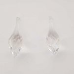 Perle acrylique Diamant transparent 73 x 21 mm Goutte