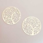 Estampe N°19 Rond 45 mm Argent