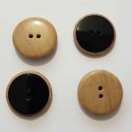 Bouton Rond 23 mm Beige N°004