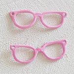 Breloque Lunette N°05 Rose