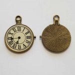 Breloque Mécanisme Horloge N°18 Bronze