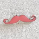 Breloque pendentif Moustache N°17 Rose