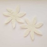 Jolie petite fleur en Feutrine 80 mm N°10-01 x 2 pièces