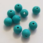 Perles acryliques Rondes 08 mm Vert 02 x 10 Pièces