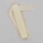 Ruban satin Crème double face de 10 mm x 0.50 cm