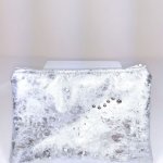 Pochette cuir chèvre enduit
