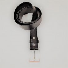Ceinture cuir vachette tannage végétal coloris marron foncé
